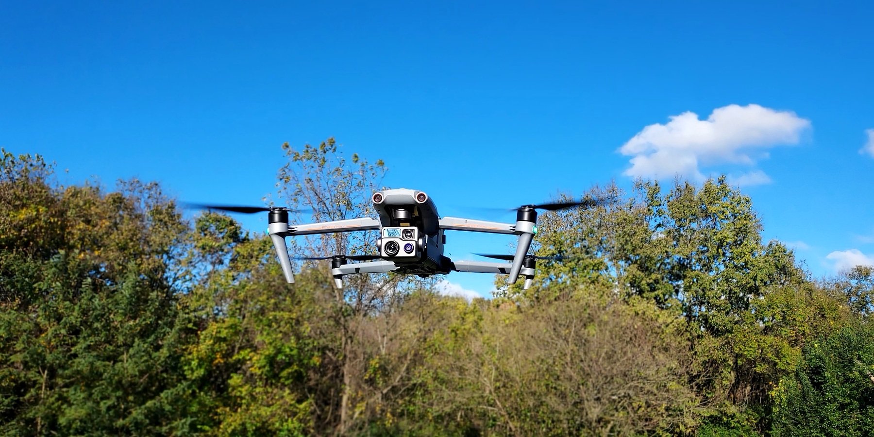 SharpCheck's professional enterprise drone in flight